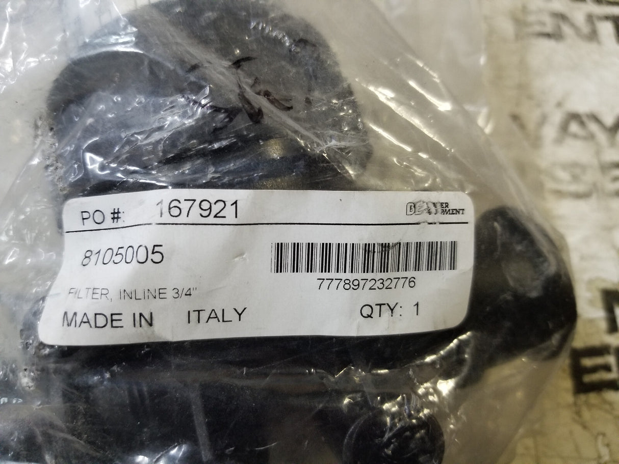 8105005  3/4" Inline Mesh Filter
