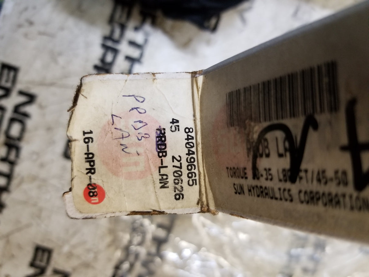 Pressure Reducing Relieving Valve PPDB-LAN PPDBLAN For Sun Hydraulics