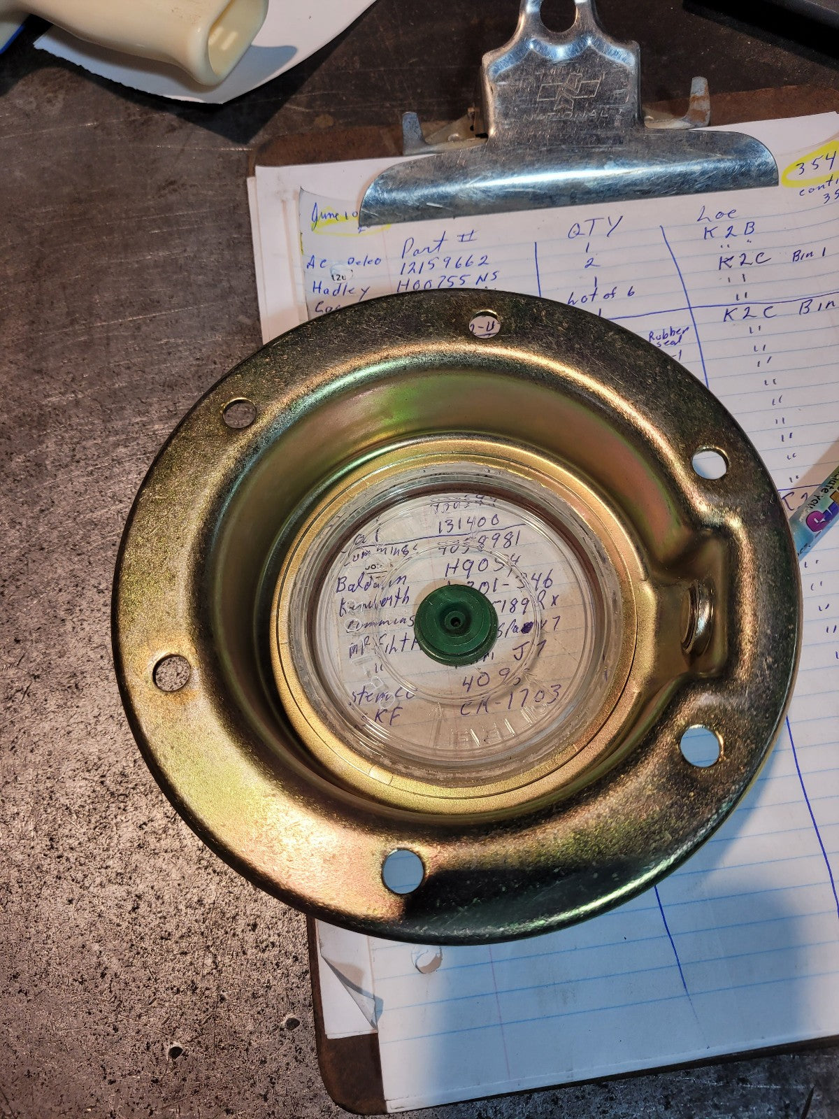 CR-1703 SKF OIL FILL HUB CAP