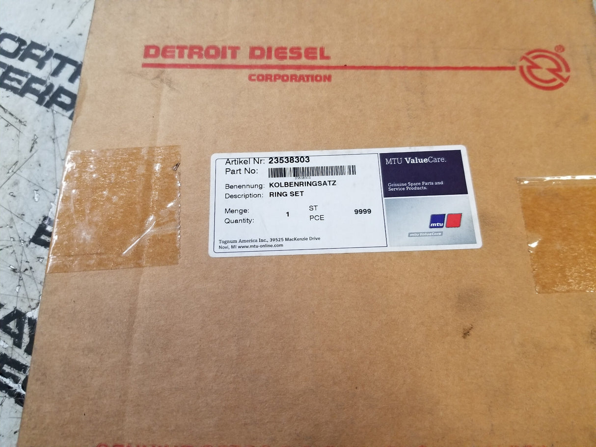 MTU 23538303 DETROIT DIESEL PISTON RING SET 4000 SERIES