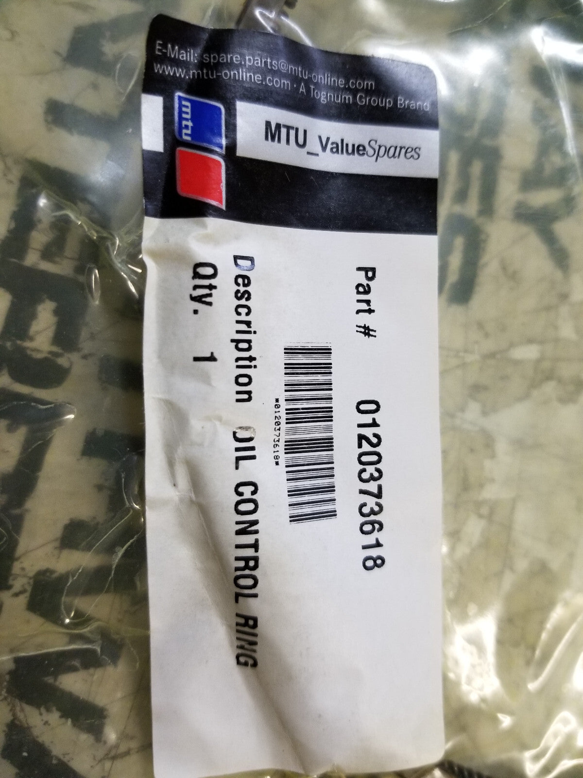 MTU 23538303 DETROIT DIESEL PISTON RING SET 4000 SERIES