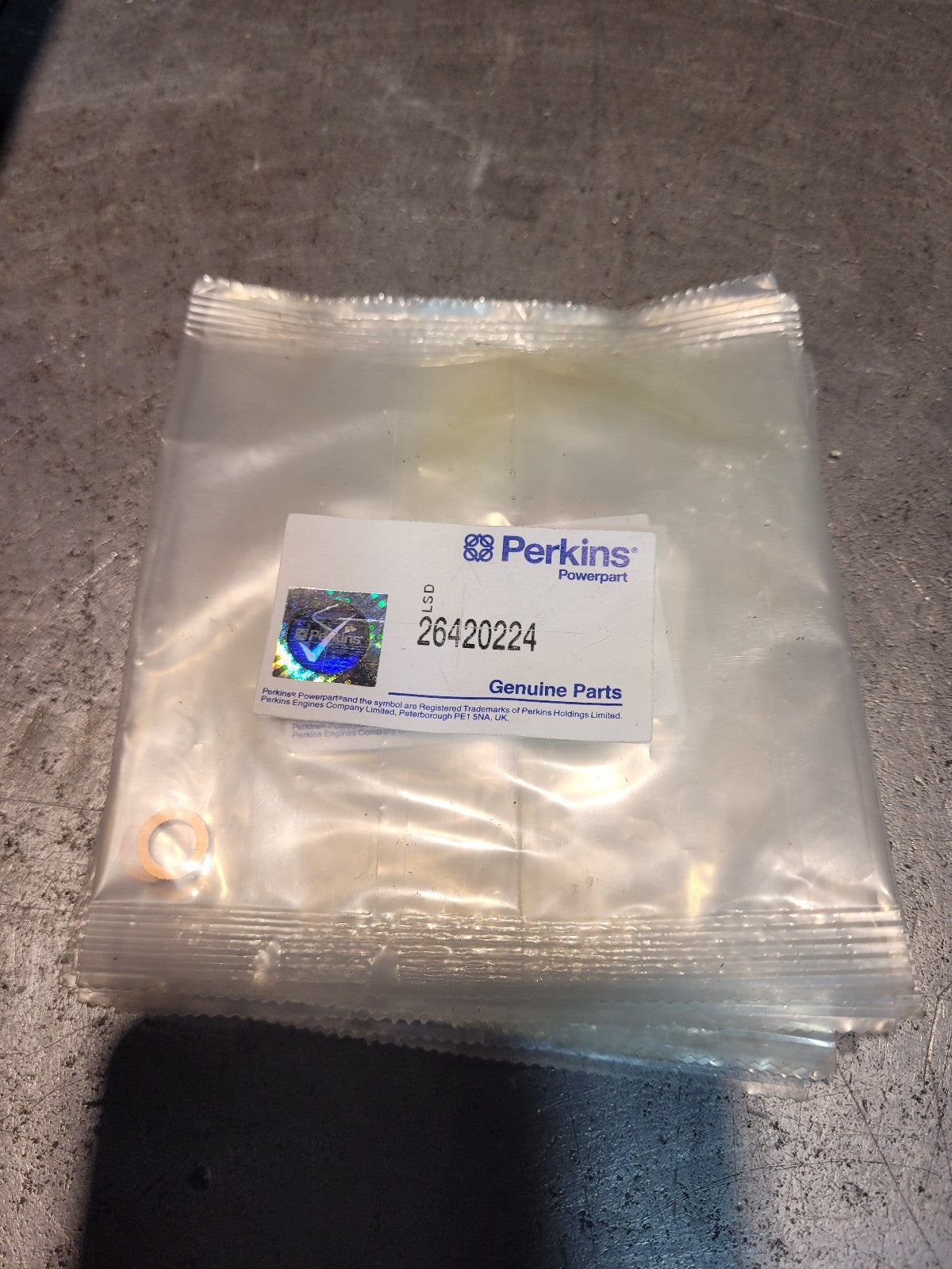 LOT OF 7 - 26420224 PERKINS GASKET / ORING