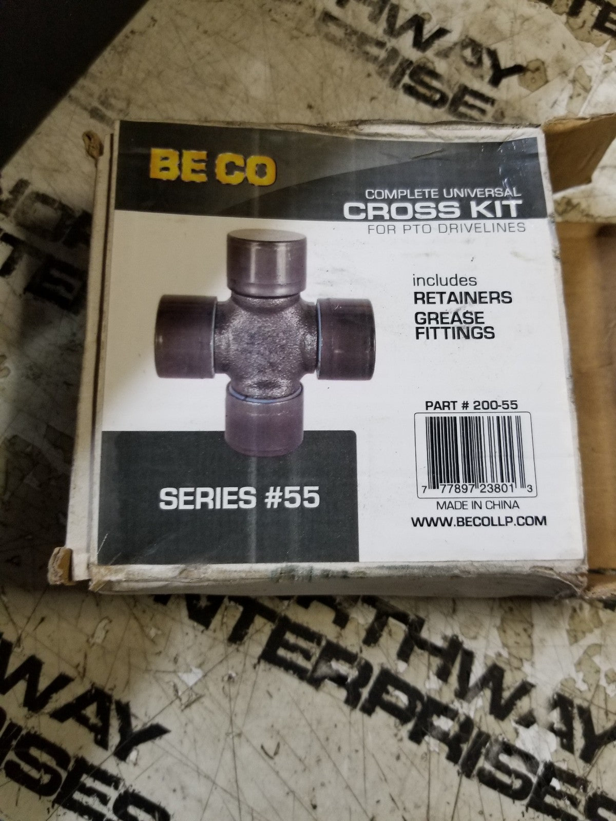 200-55 BECO UNIVERSAL CROSS UNIVERSAL JOINT KIT