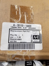 A-38150-14400 A&I CLUTCH DISK 8.87", organic, solid, loose PN 38150-14400