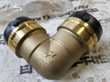 UXL0241 SHARKBITE Brass 1-1/2" X 1-1/2" 90 Degree Elbow
