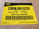 36000006 ALLIANCE CABIN AIR FILTER