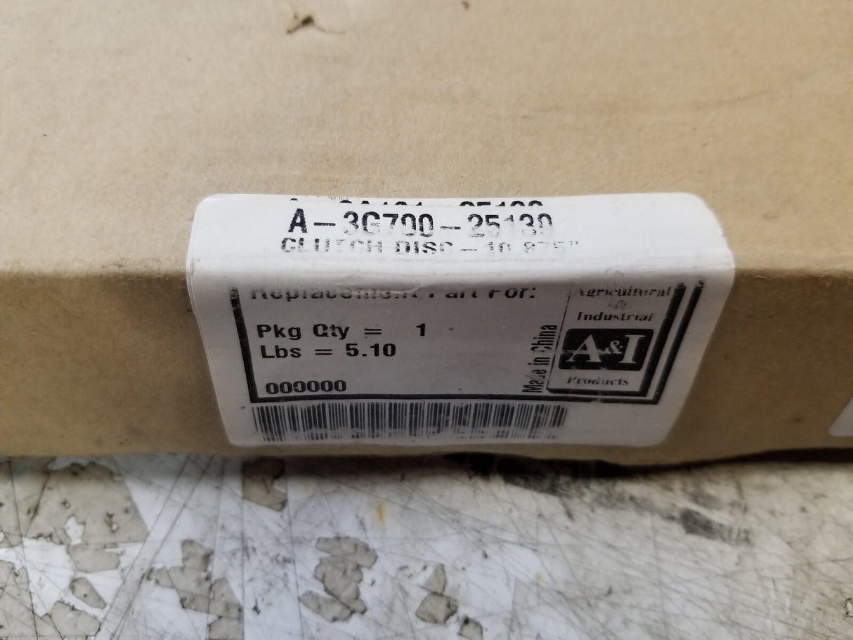 A-3G700-25130 3G700-25130 A&I CLUTCH DISK Kubota Tractor M4700 M4800SU M4900 M54