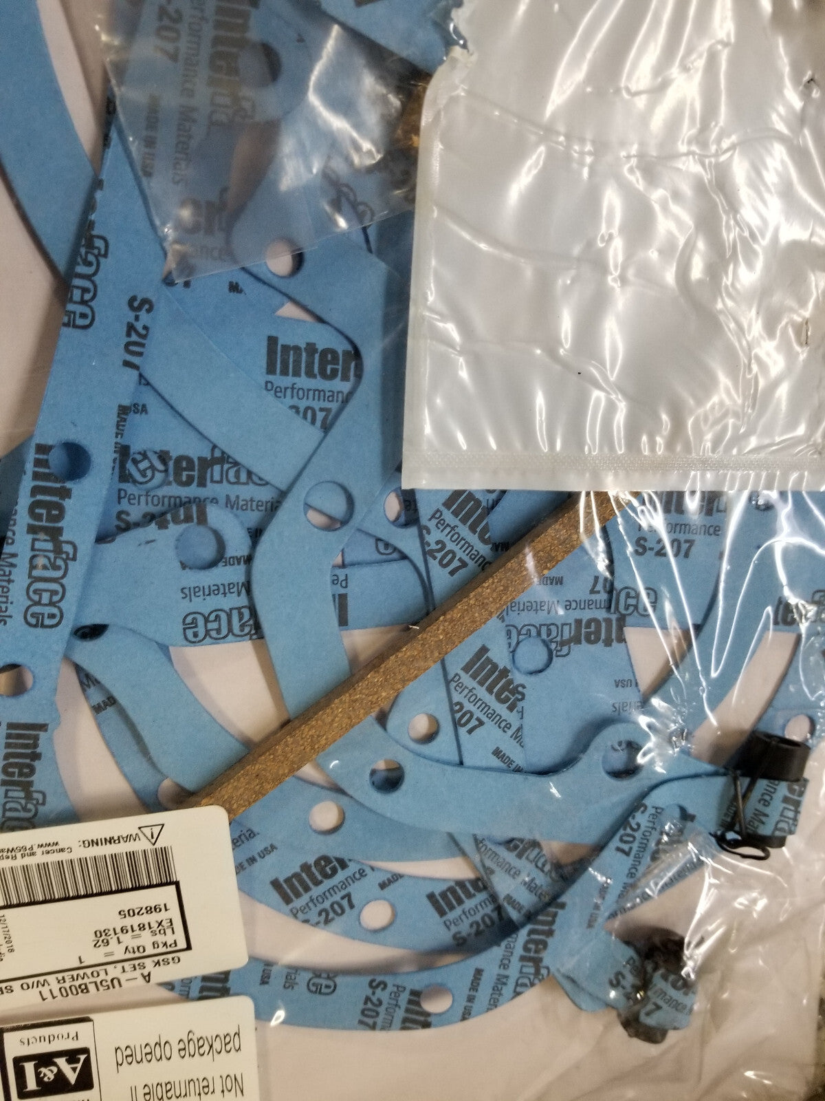 A&I A-U5LB0011 Gasket Set, Lower without Seals U5LB0011