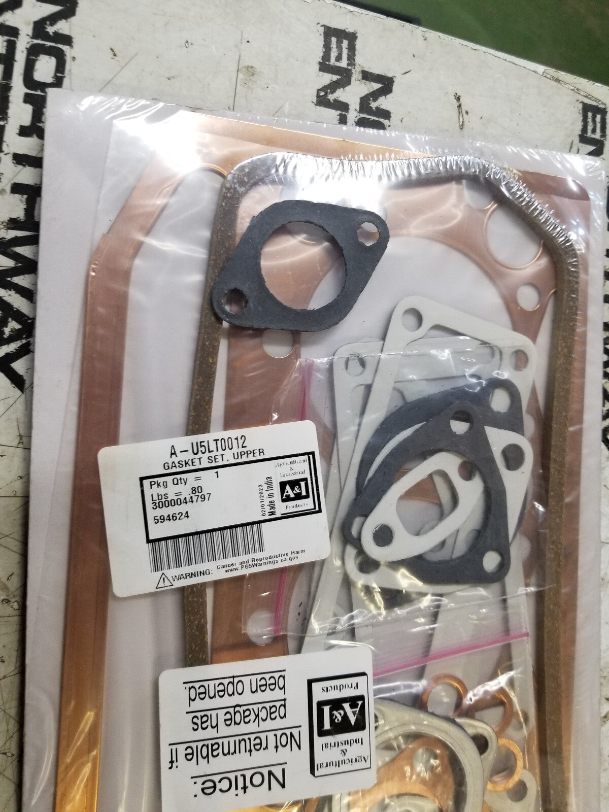 A-U5LT0012 A&I SEAL KIT U5LT0012