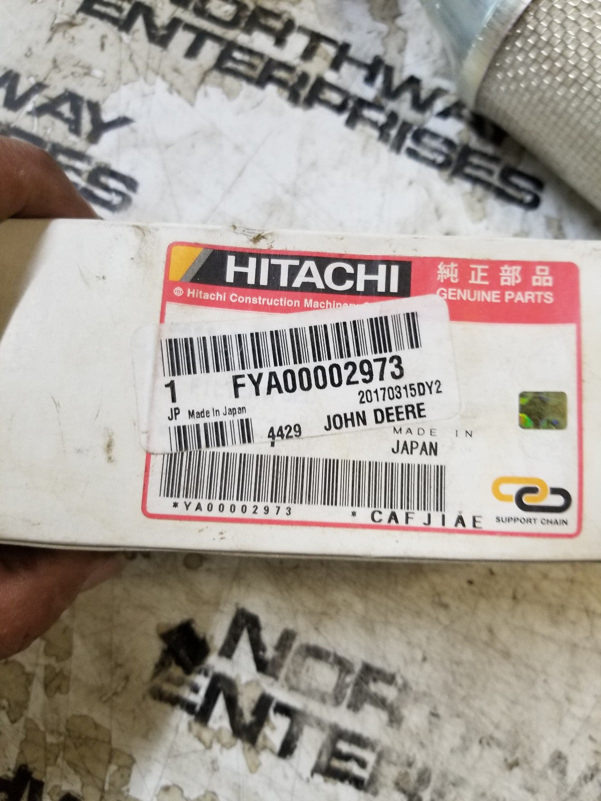 LOT OF 3PC - HITACHI FYA00002973 FUEL FILTER