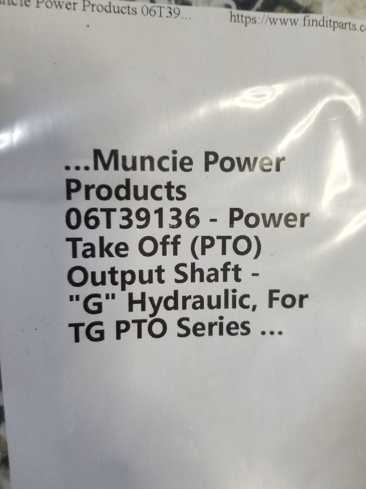 Muncie Power Products 06T39136 Power Take Off (Pto) Output Shaft