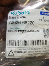 7J626-66220 GENUINE KUBOTA COUPLER