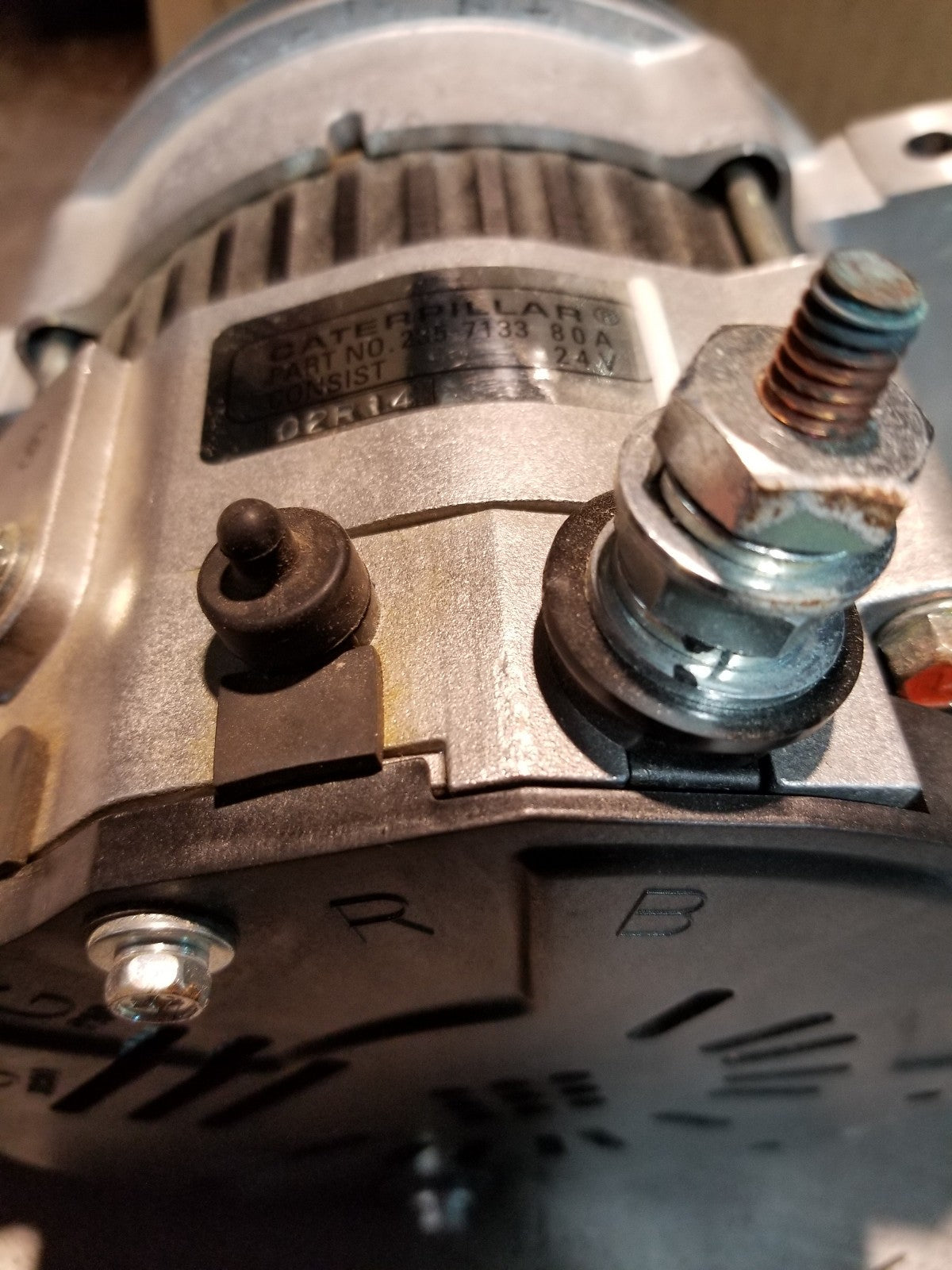 GENUINE CAT 235-7133 80A Alternator OEM Caterpillar 24v 2357133