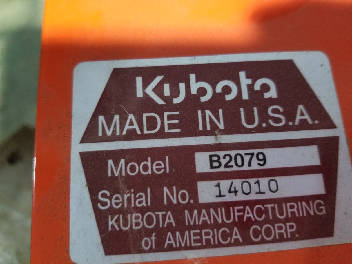 B2079 7J040-71000 KUBOTA CONTROL VALVE