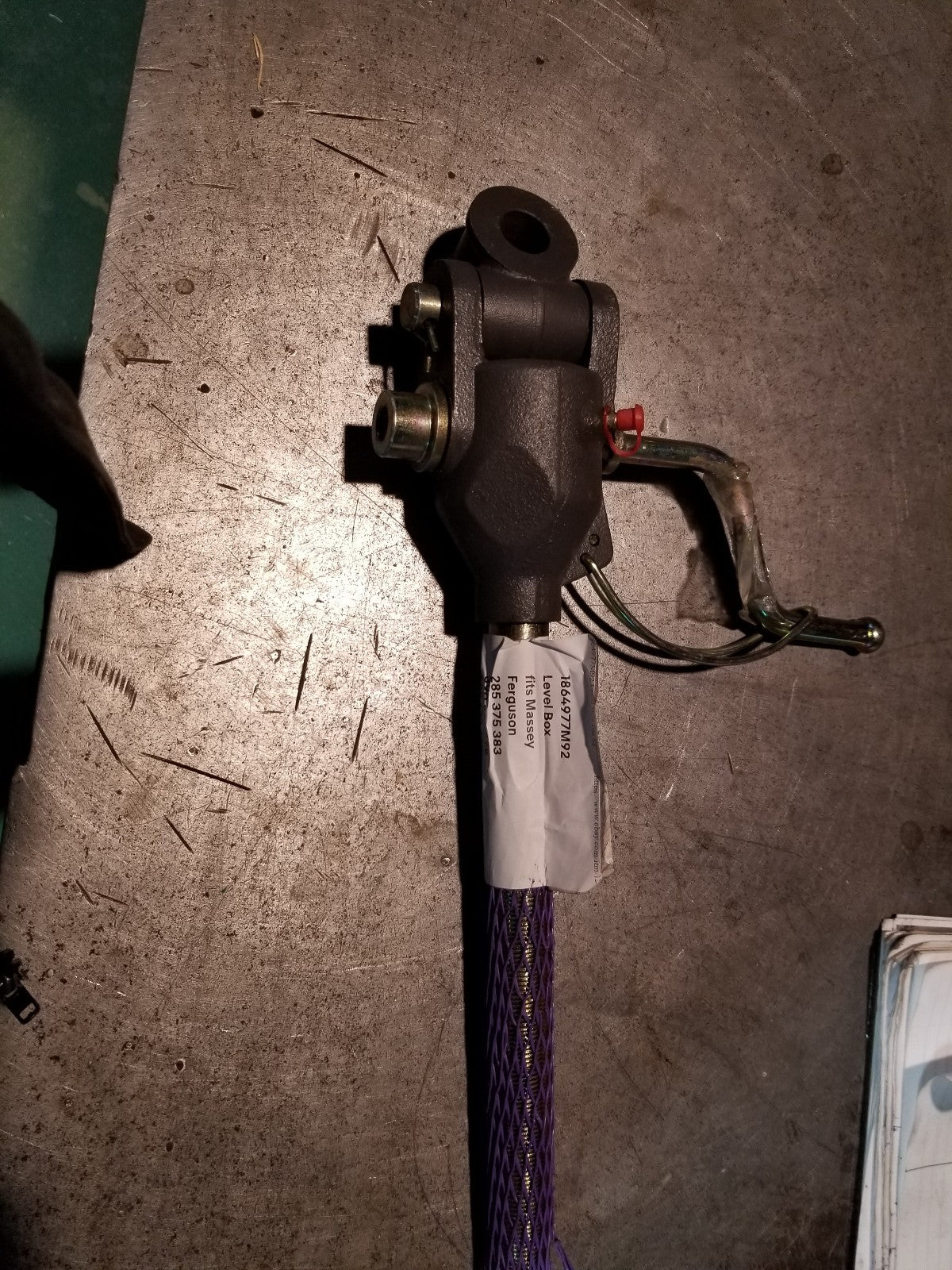 1864977M92 RH Level Box Assembly Fits Massey Ferguson 50E 175 185 265