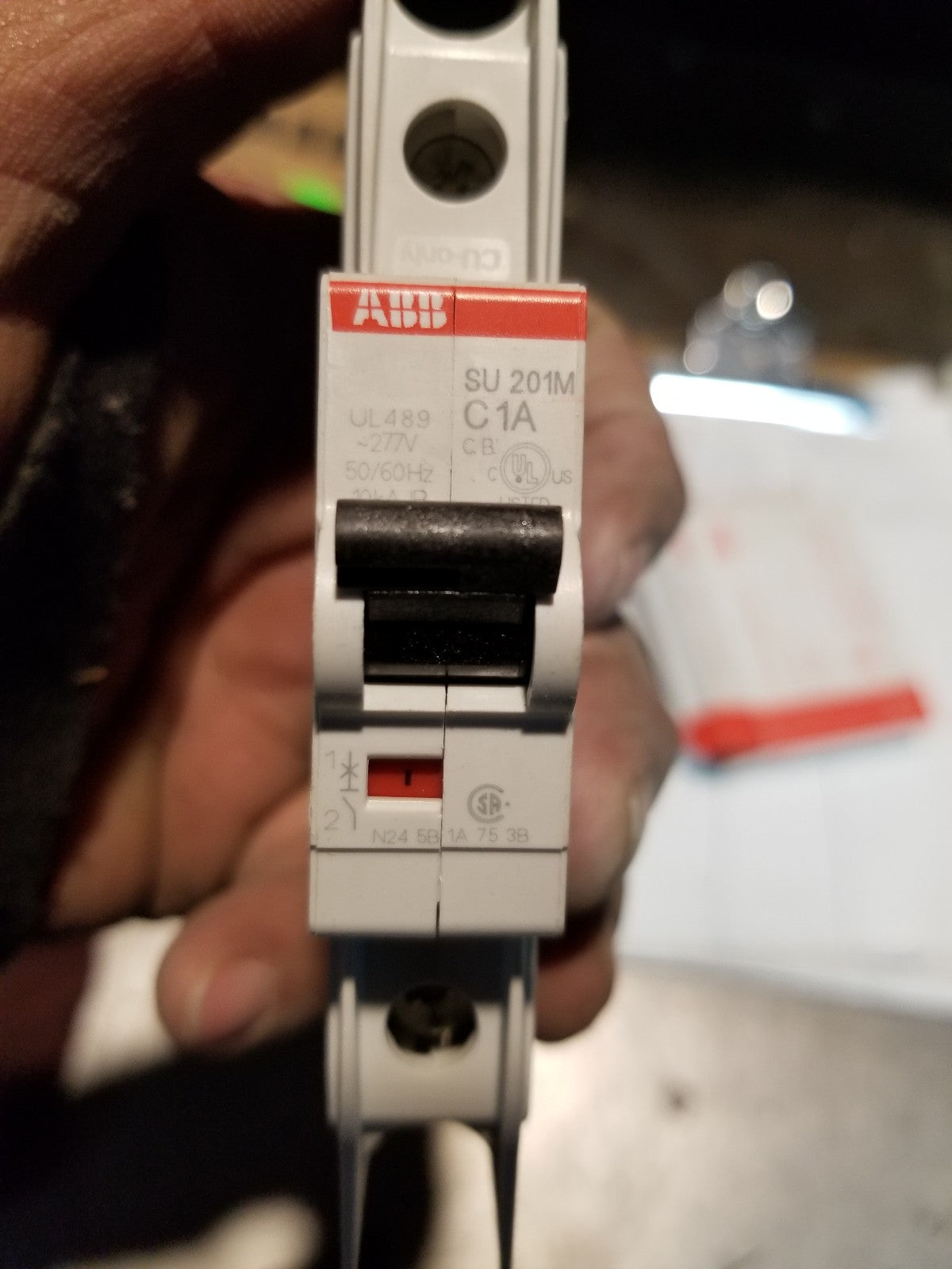 ABB SU201M-C1 System Pro M Miniature Circuit Breaker