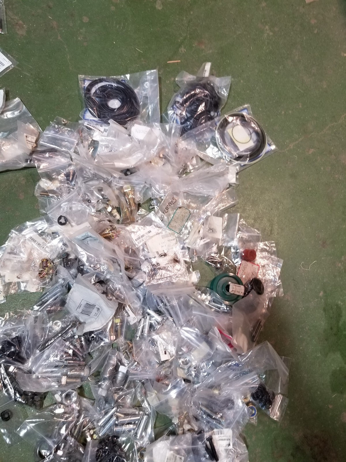 KUBOTA BULK BOX LOT 2 LARGE LOT OF MISC KUBOTA PARTS BOLTS SEALS ECT