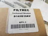 FILTREC D141G10AV HYDRAULIC FILTER CARTRIDGE