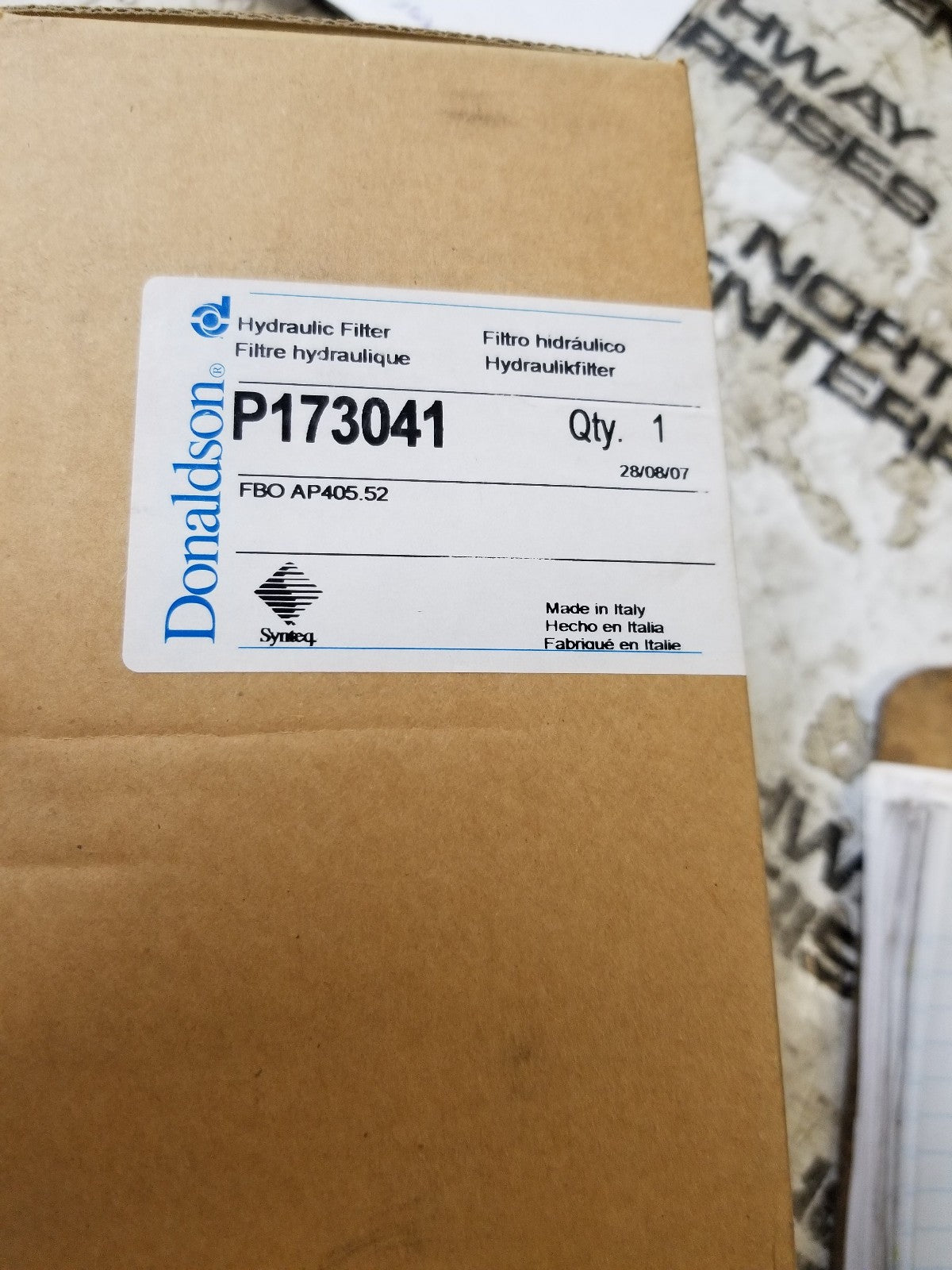 P173041 DONALDSON HYDRAULIC FILTER ELEMENT