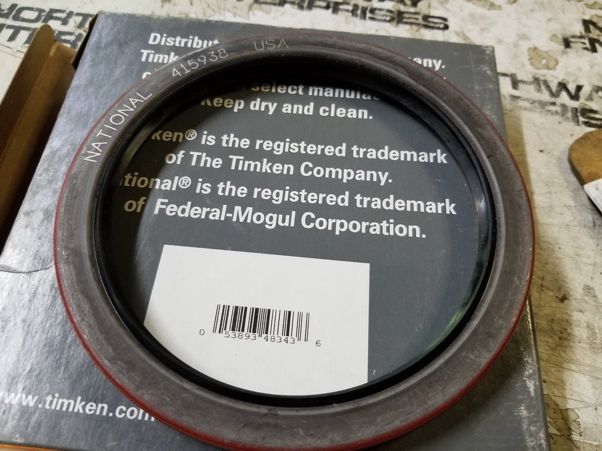 415938 TIMKEN SEAL  5.375 in Shaft Dia., 6.632 in OD, 0.562 in Overall Width