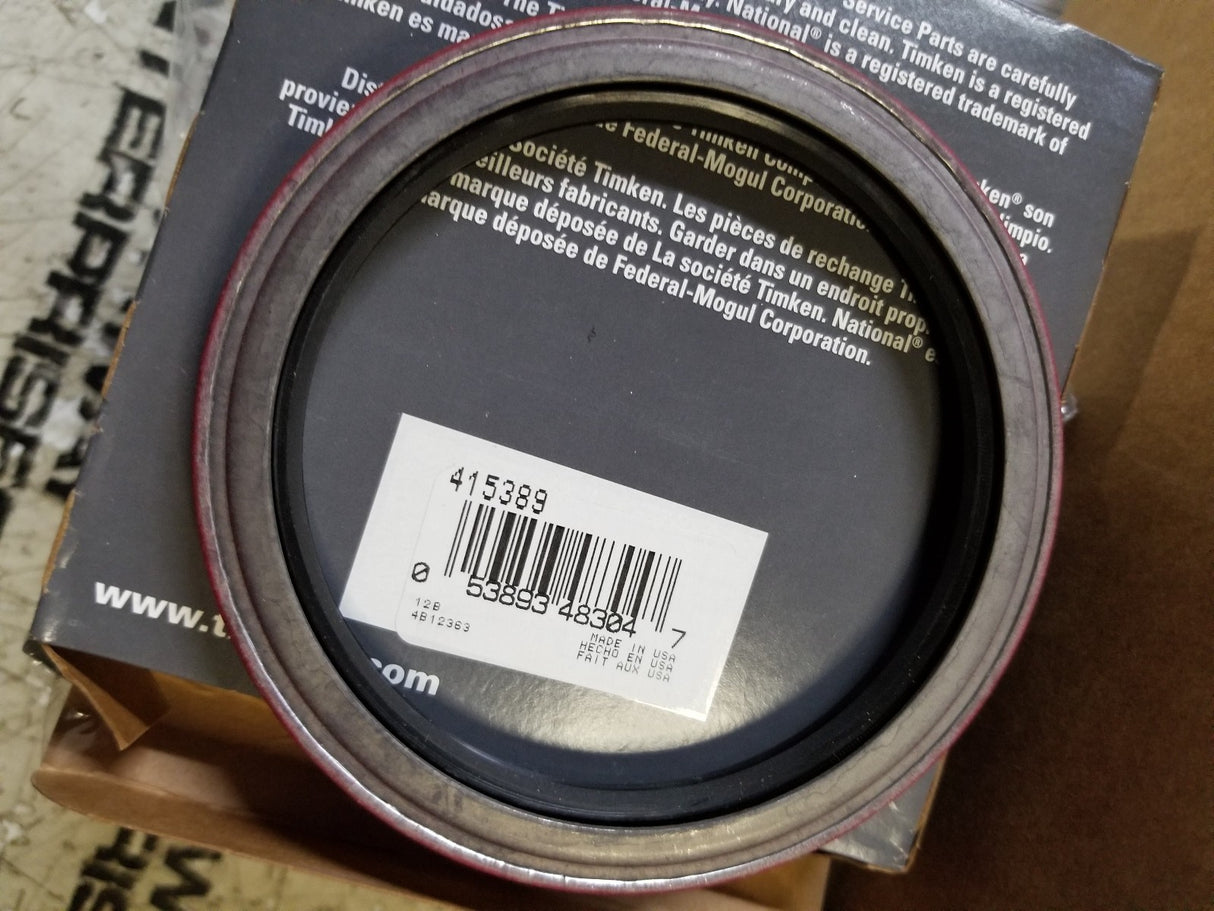 415389 TIMKEN SEAL 3.625 in Shaft Dia., 4.504 in OD, 0.469 in Overall Width
