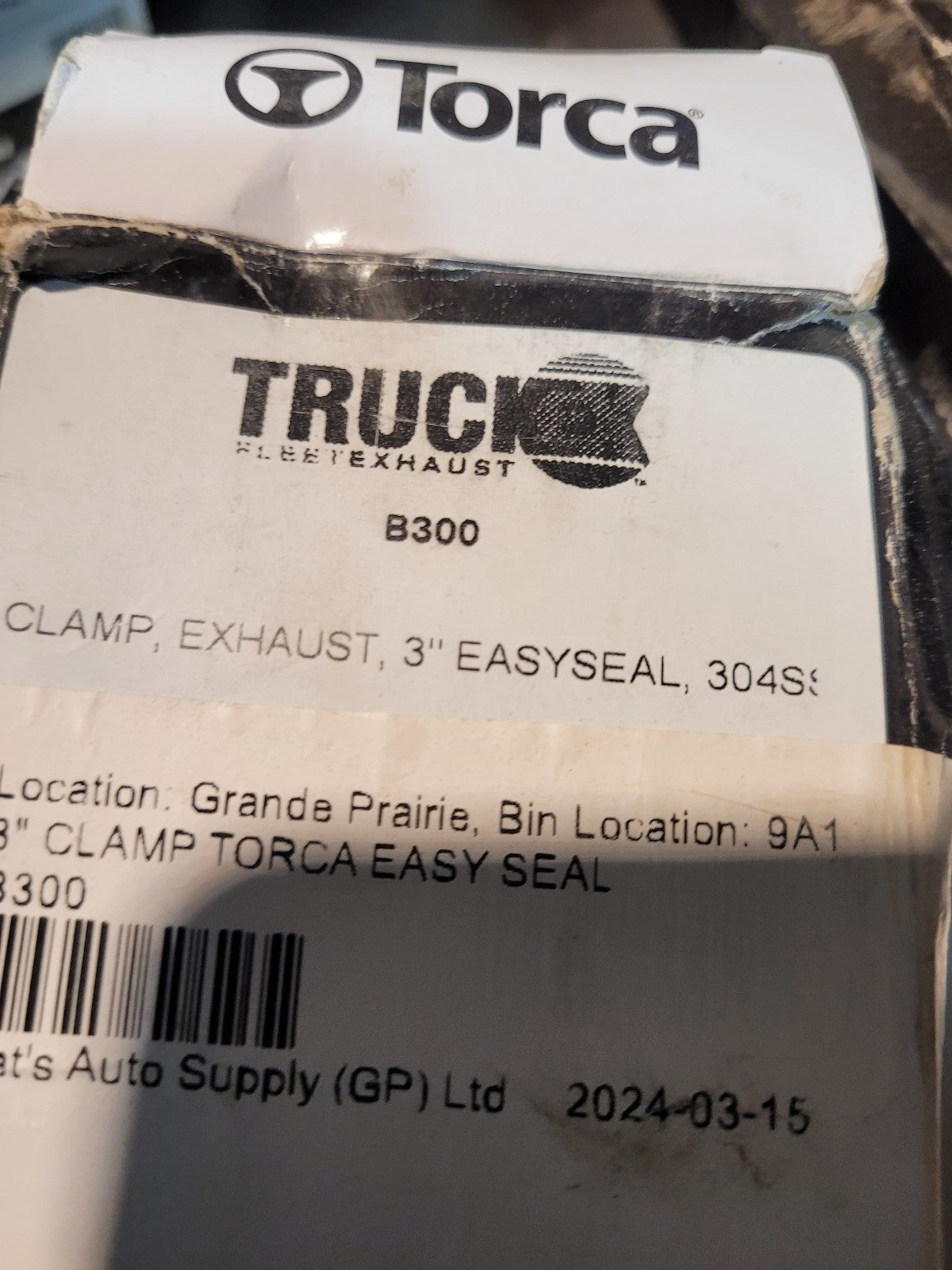 LOT OF 8PC - B300 TruckEx SS Exhaust Band Clamp 3"