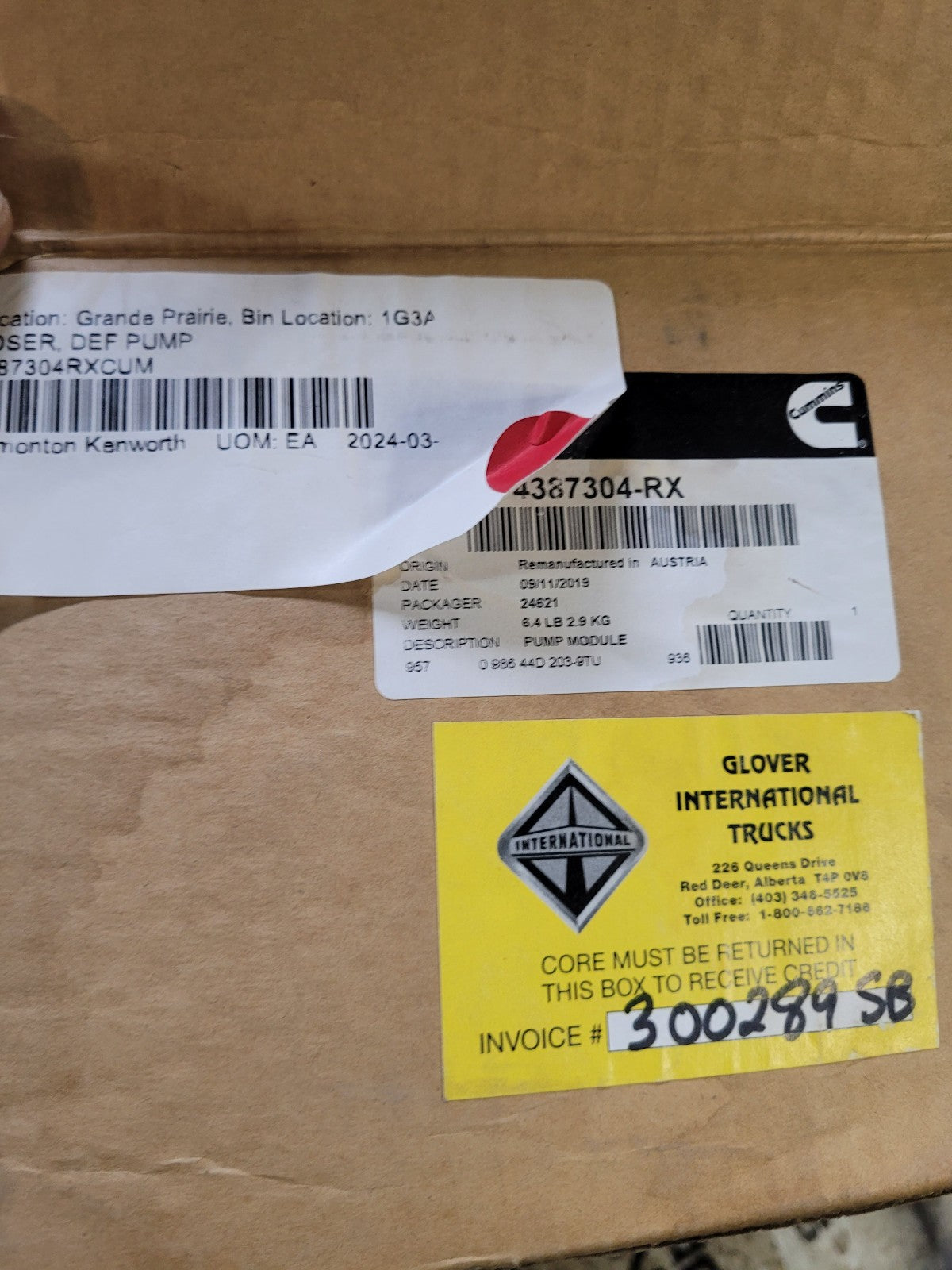 4387304-RX Cummins ISX ISB ISC DEF Urea Pump 2.2 12V 2871879RX 4387304