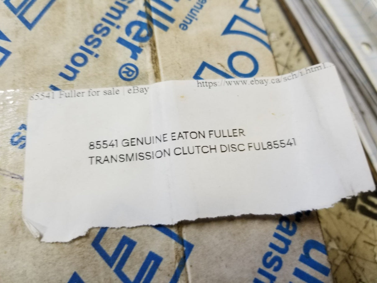 85541 GENUINE EATON FULLER TRANSMISSION CLUTCH DISC FUL85541