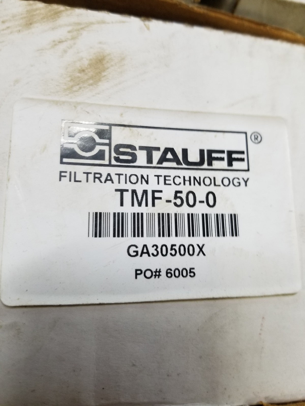 TMF-50-0 Suction Strainer - Type TMF STAUFF