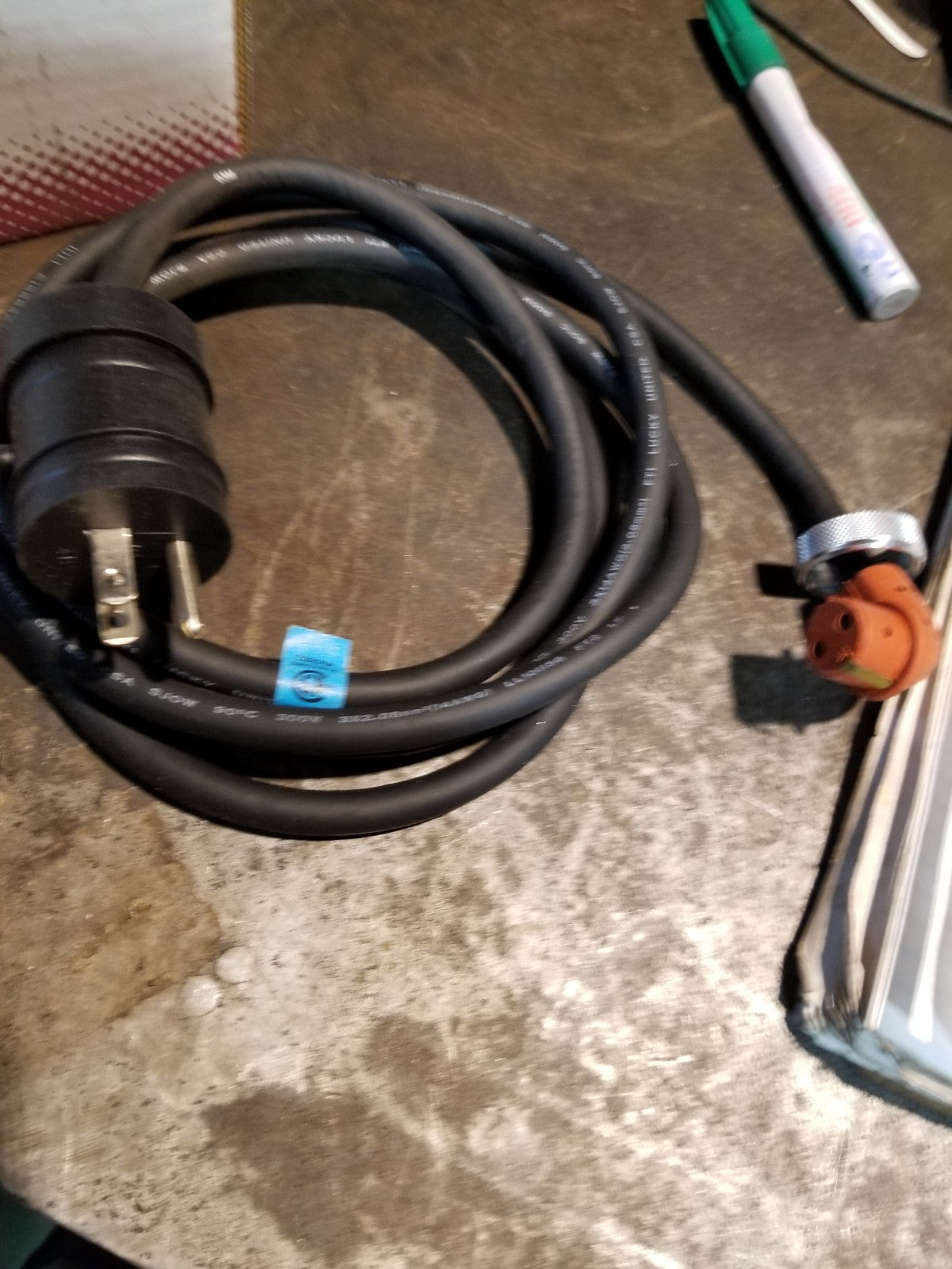 8608652 ZeroStart 7' Weatherproof Power Cord 120V 15A w/ Silicone Connector