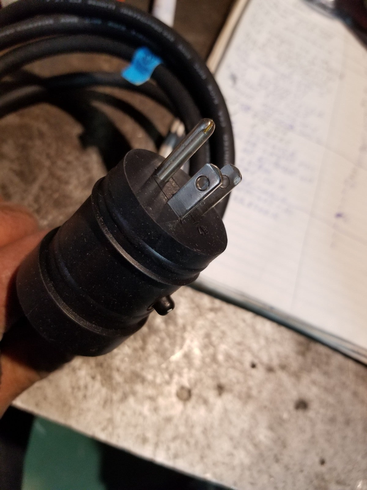 8608652 ZeroStart 7' Weatherproof Power Cord 120V 15A w/ Silicone Connector