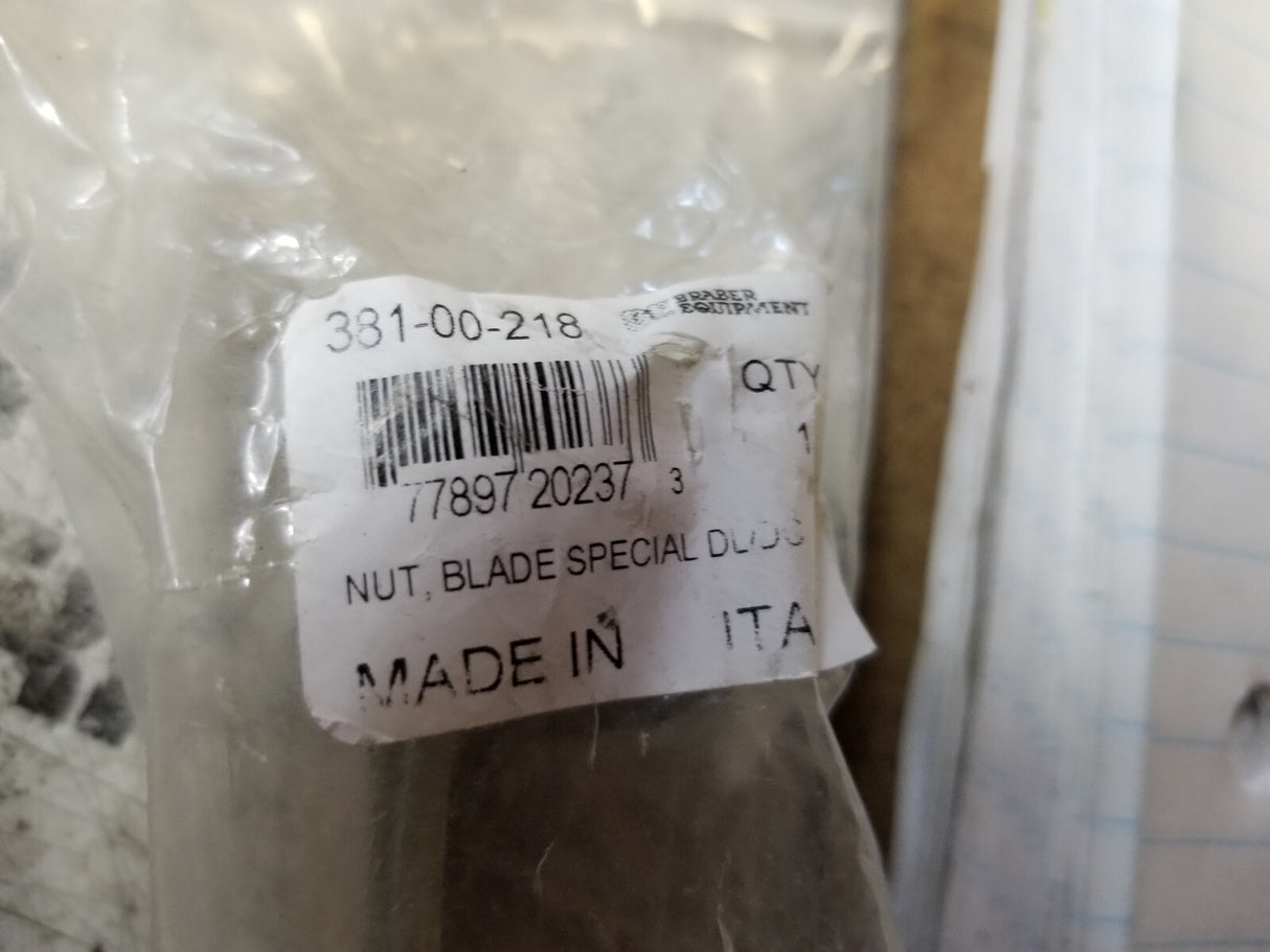 BAG OF 15PC - 381-00-218 BRABER EQUIPMENT SPECIAL BLADE NUT 38100218