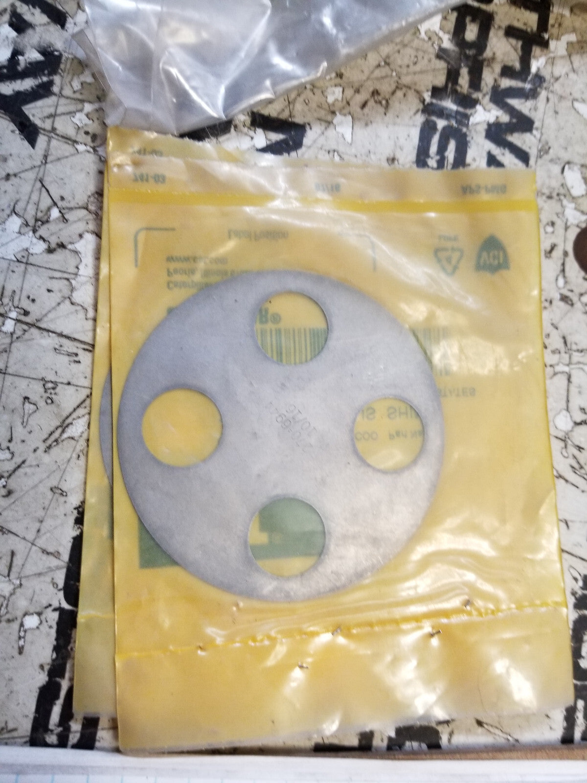 2PC - 270-6944 CAT 0.5MM THICK STEEL SPACER SHIM  2706944