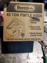 BUYERS PRODUCTS PH45 Pintle Hook,Iron,8.9 in 6ZAP3 45 tON