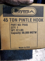 BUYERS PRODUCTS PH45 Pintle Hook,Iron,8.9 in 6ZAP3 45 tON
