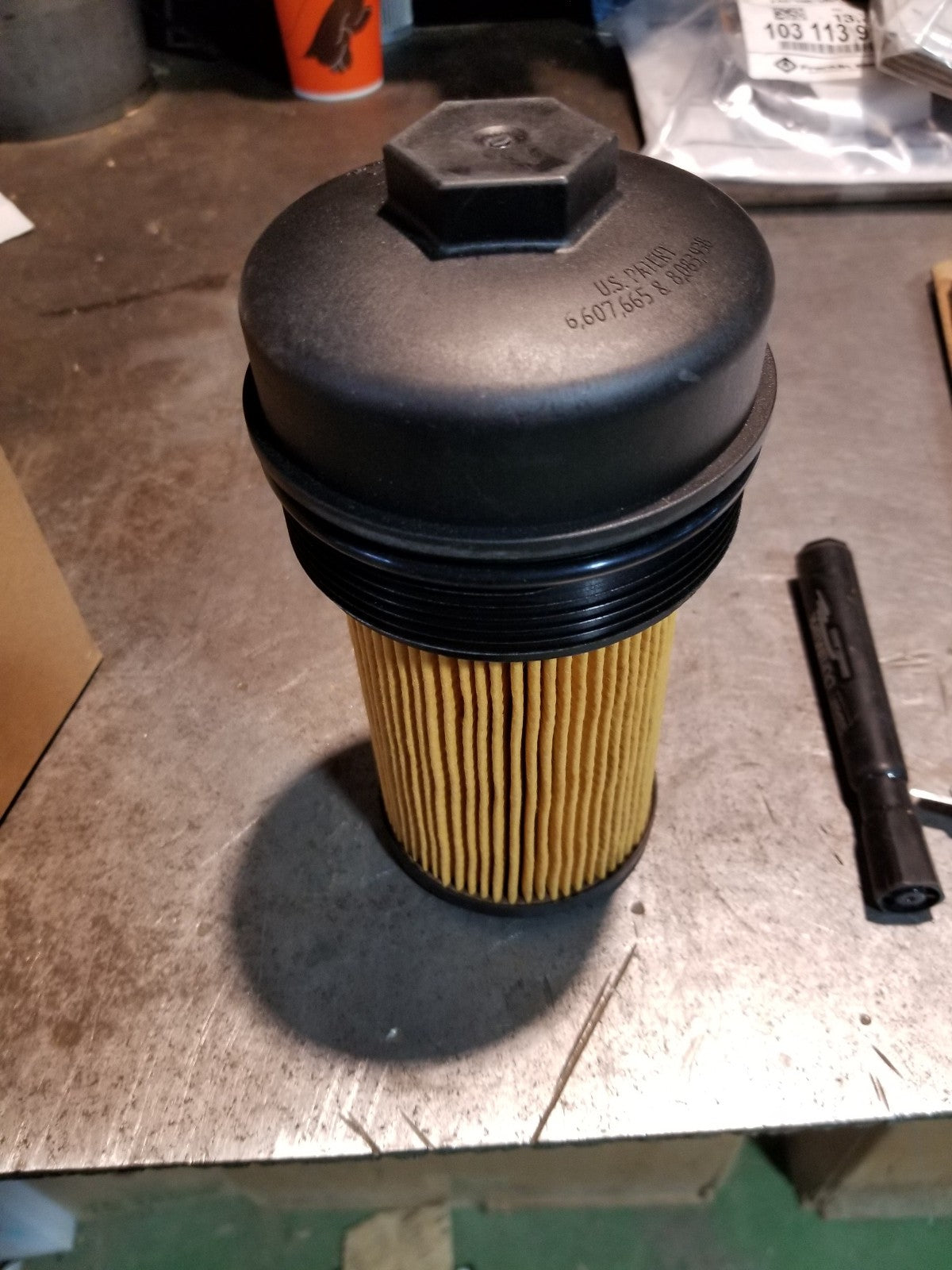 P7436 BALDWIN LUBE OIL FILTER WITH LID