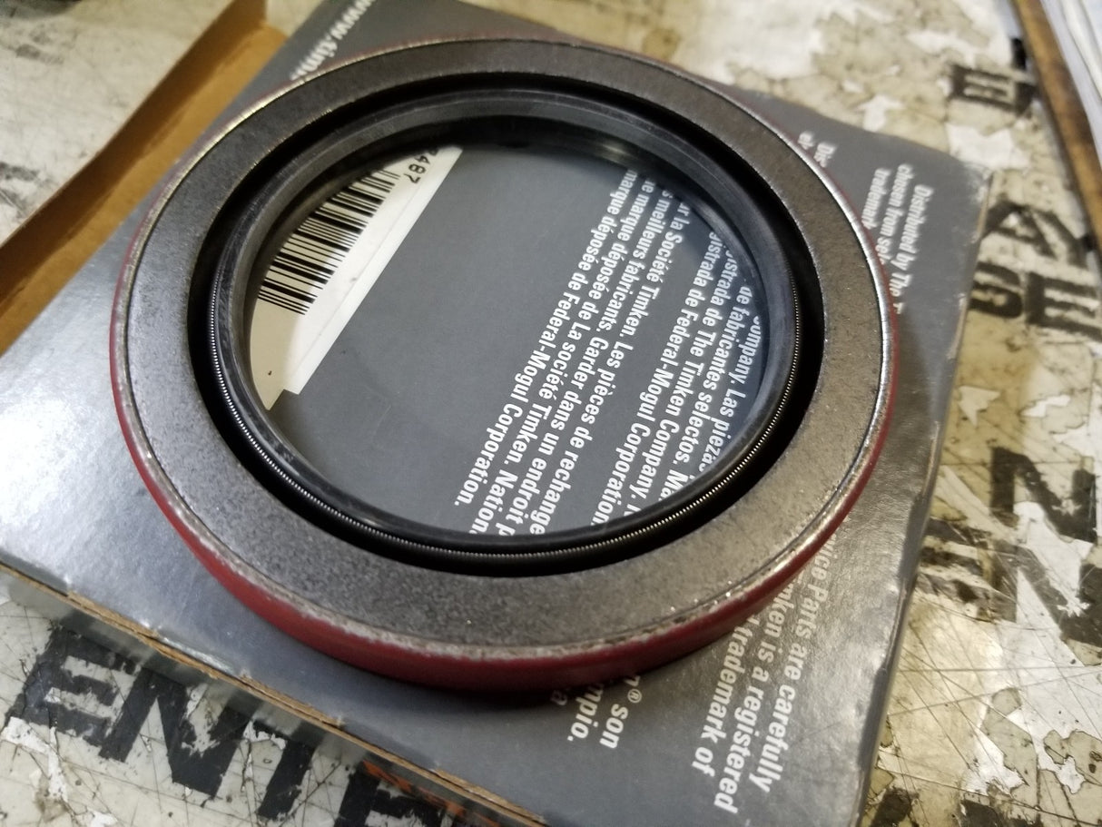417487 TIMKEN Oil Seal - Solid, 3.000 in Shaft Dia., 4.254 in OD
