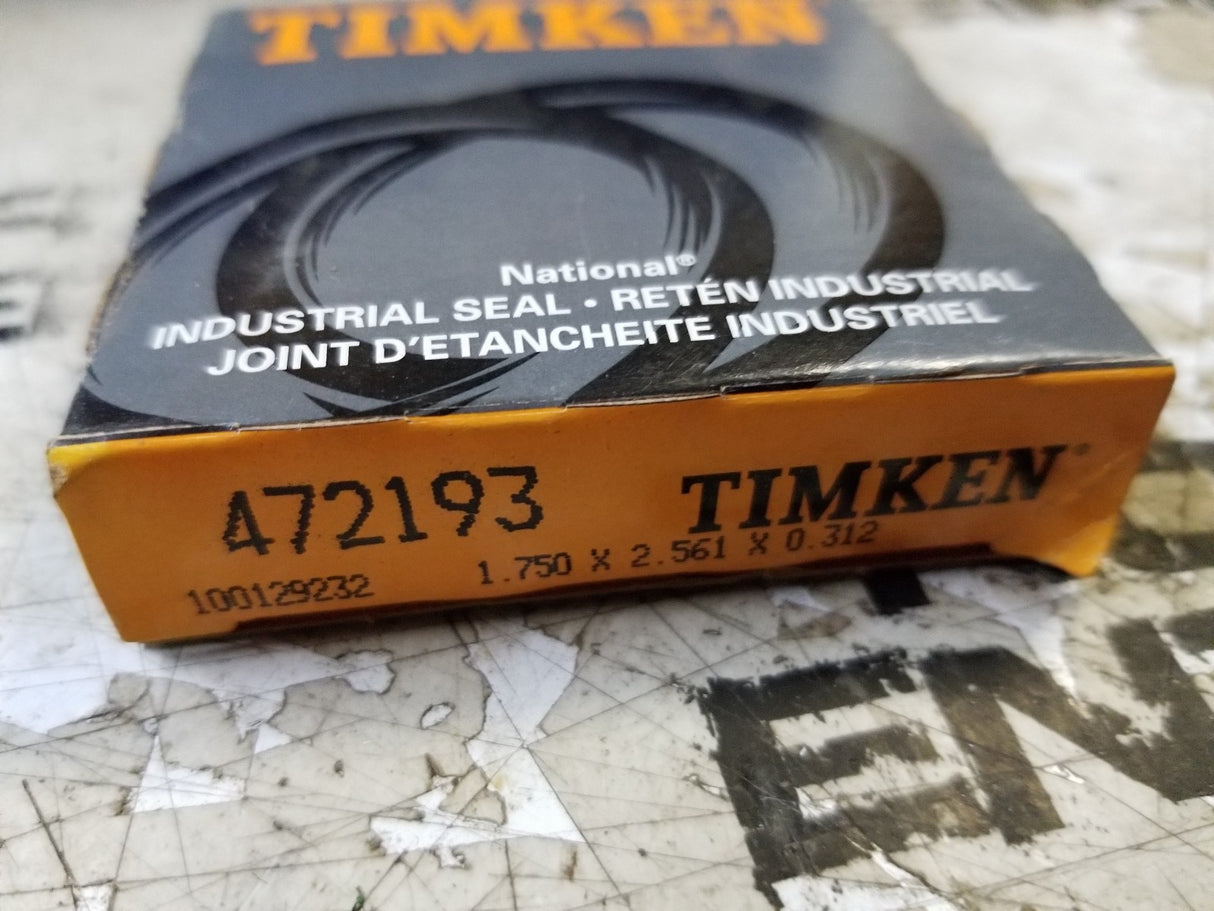 473239 TIMKEN SEAL Oil Seal - Solid, 1.875 in Shaft Dia., 3.005 in OD