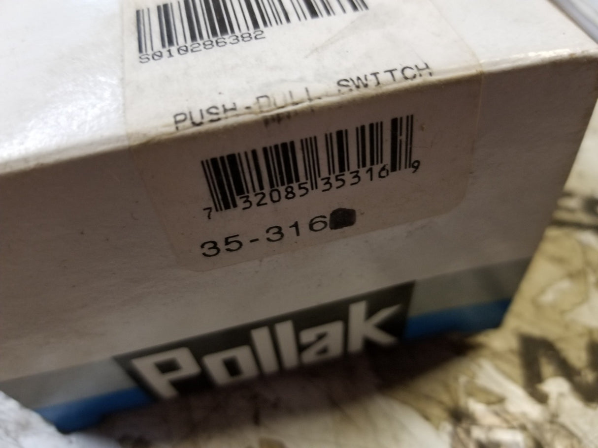 Pollak 35-316 - Push-Pull GM Style Headlight Switch with 20 amp Circuit Breaker