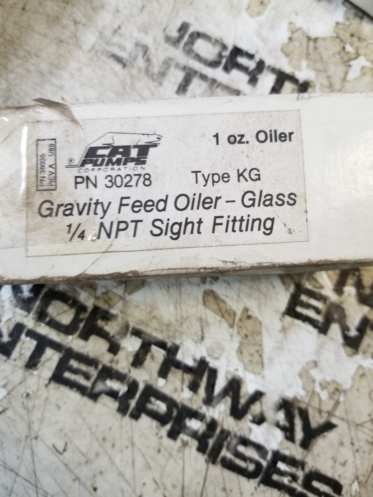 CAT Pumps 30278 Oiler for 25 Frame Pumps, 1 oz.