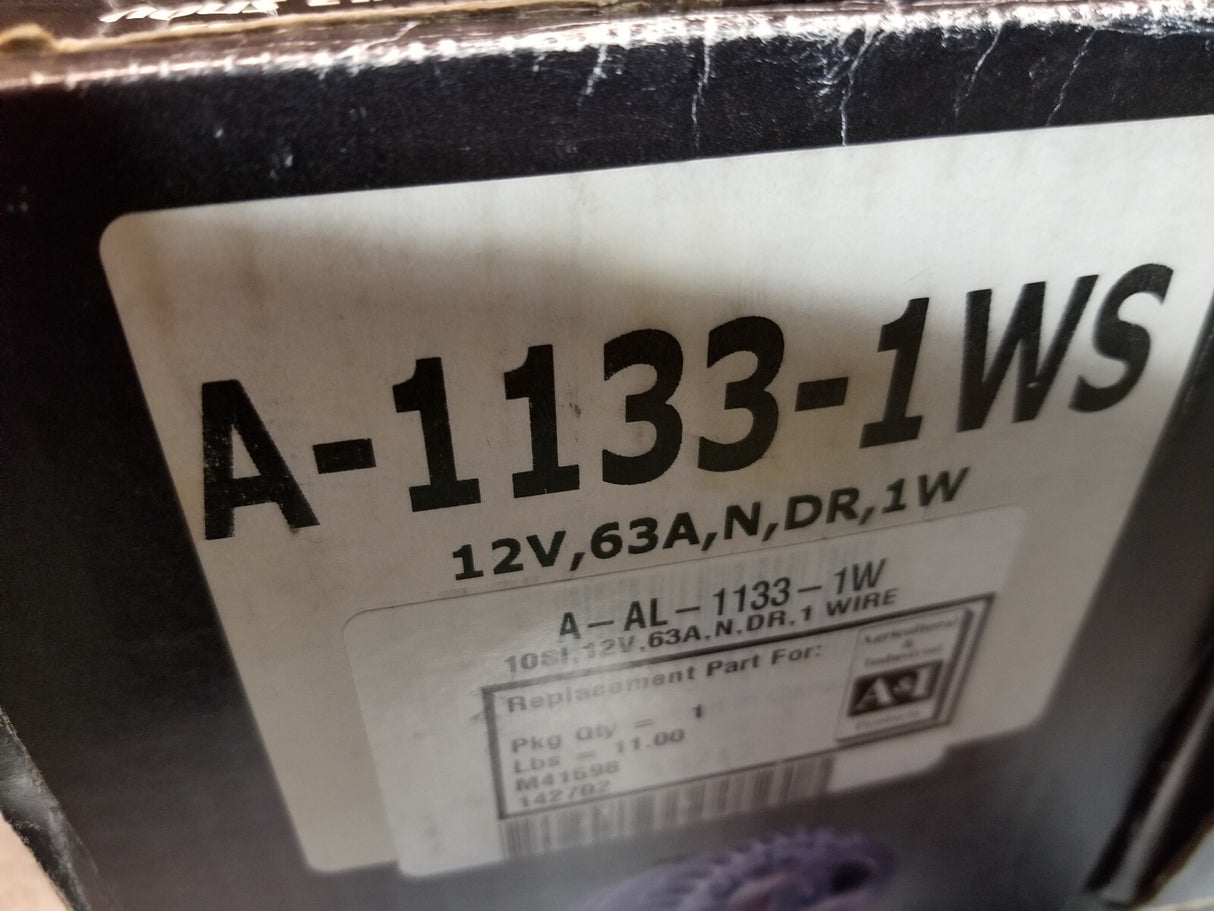 A-1133-1WS DXXA11331WS A11331WS DIXIE ALTERNATOR