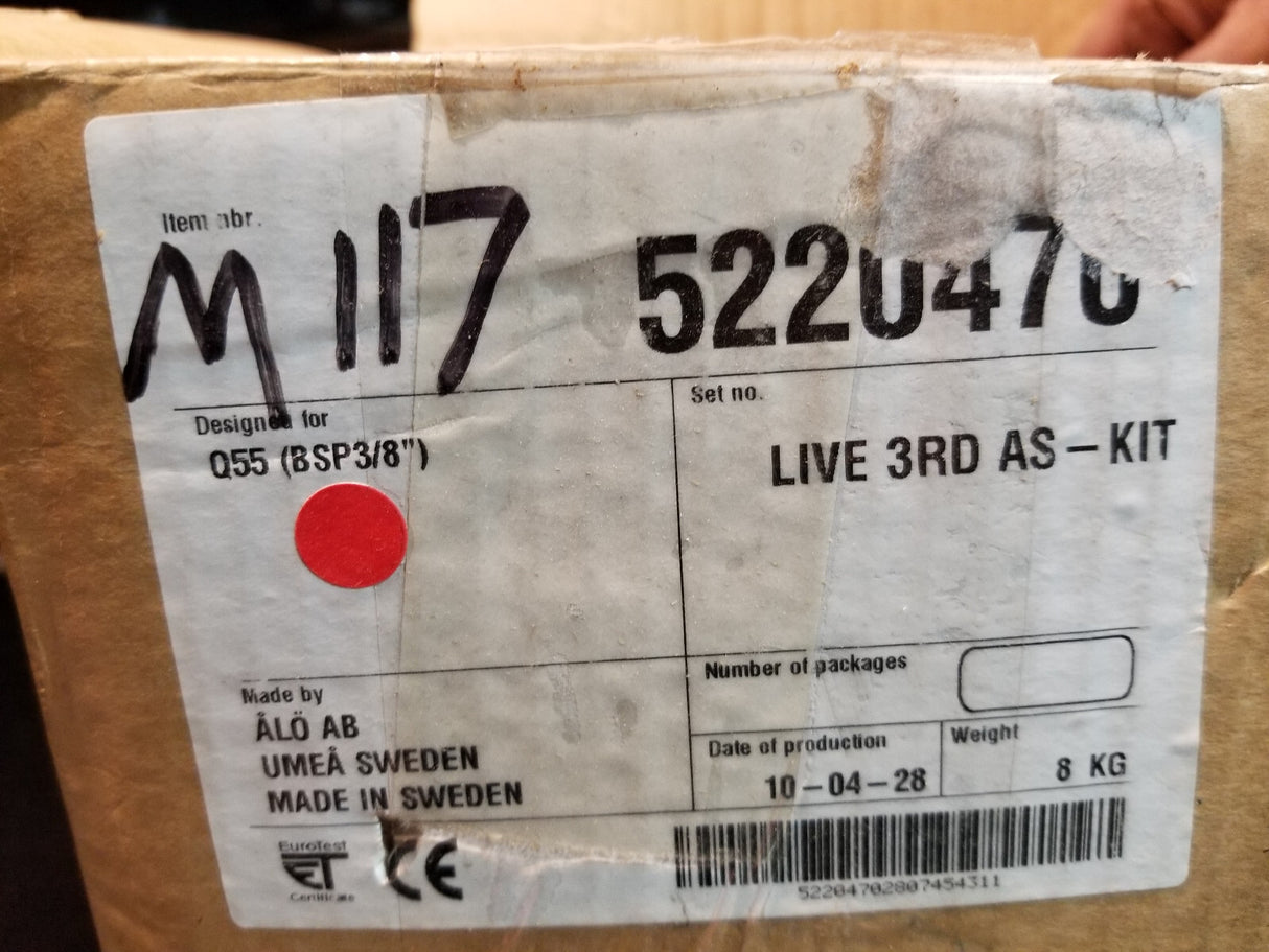KUBOTA M117 7234200 5520470 live 3rd hose kit