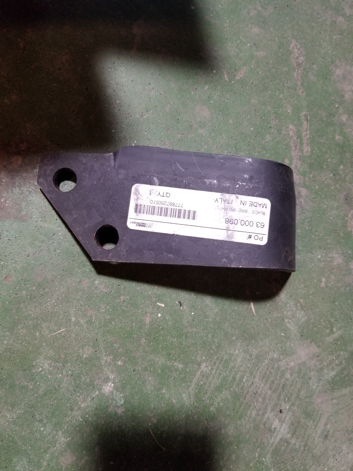 L Shaped Tillage Blade  Part Number: 63.000.098
