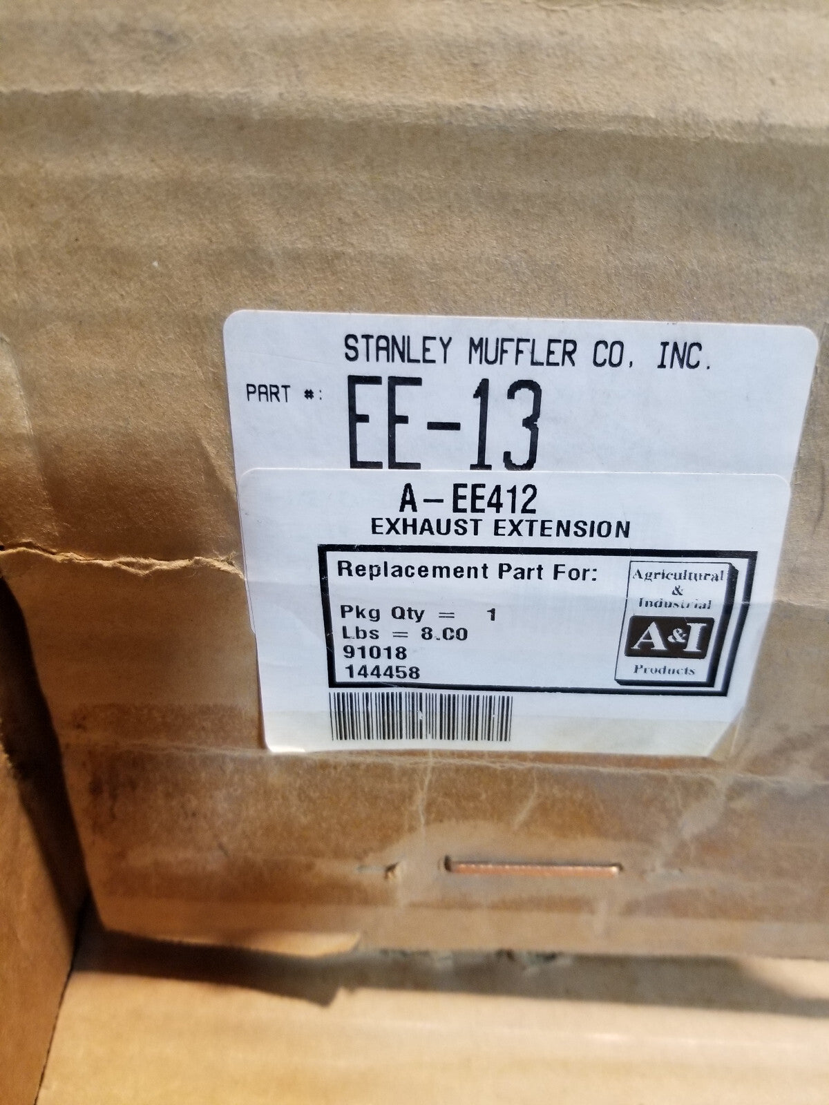 STANLEY EE-13 EXHUAST STACK 4-1/2”ID  20-1/2” LONG