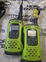 LOT OF 2 MOTOROLA T600 RADIOS REF 105