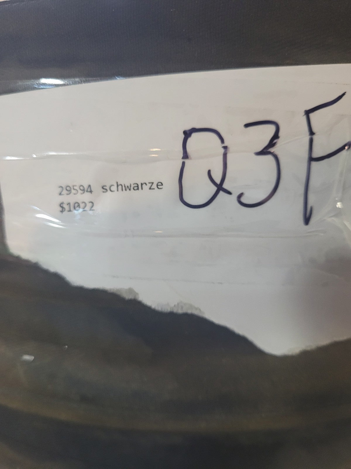 29594 SCHWARZE HOSE FOR A7 TORNADO