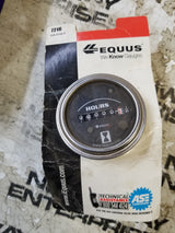 7210 EQUUS  2.0 In Diameter Electric Hourmeter Gauge Chrome