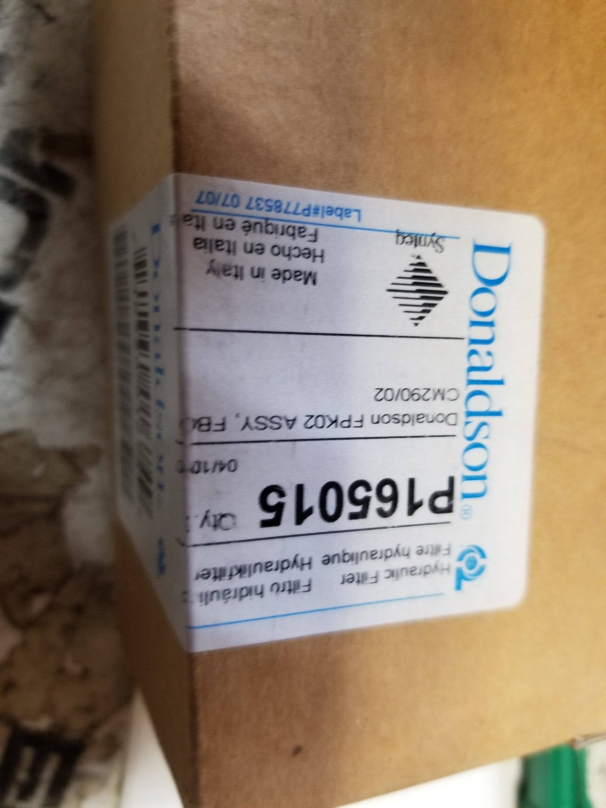 P165015 DONALDSON HYDRAULIC FILTER ELEMENT cross P566202  3I0648 D112G10A FILTRE