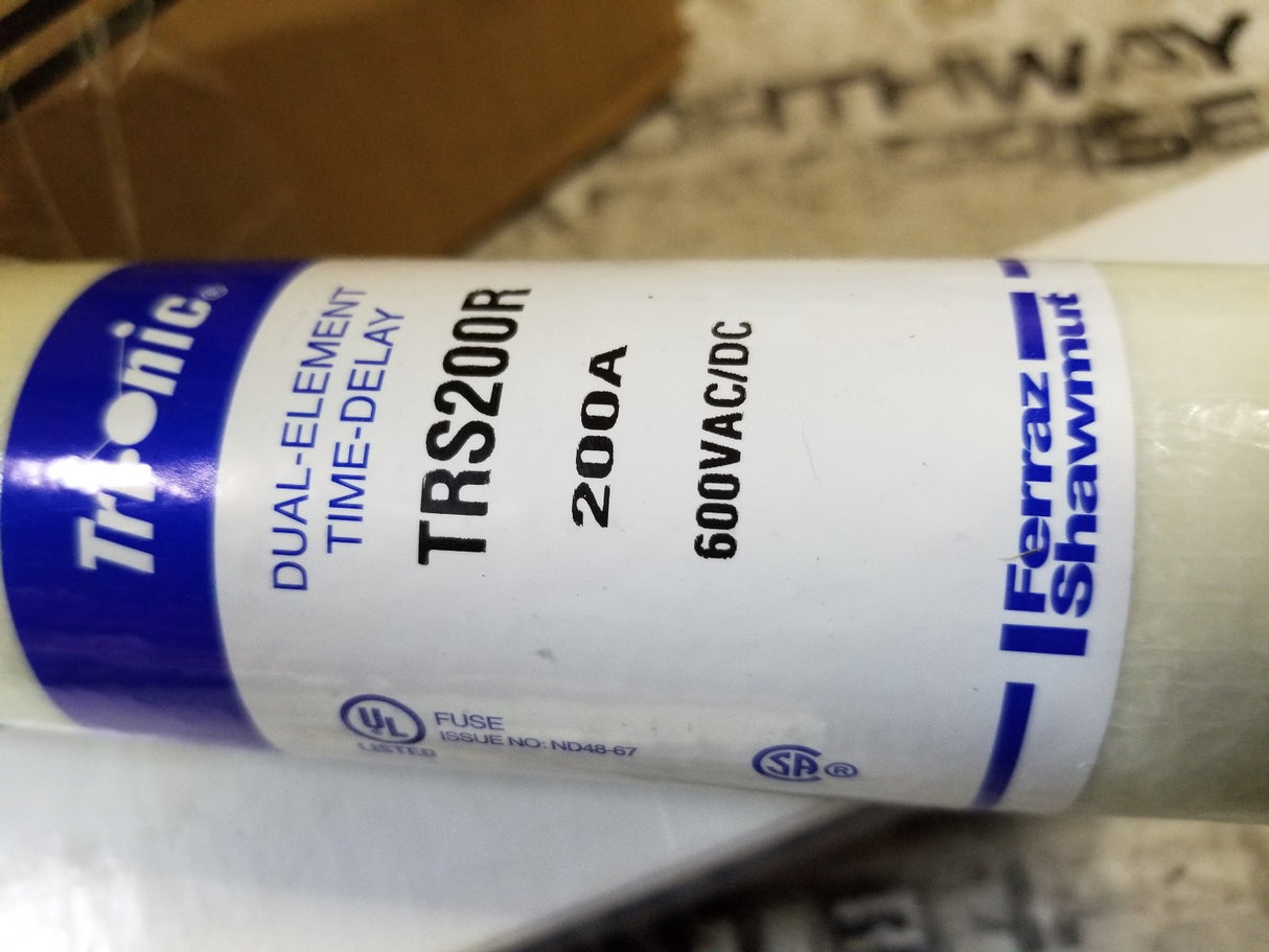 Ferraz Shawmut TRS200R, 200Amp Fuse. 600Vac