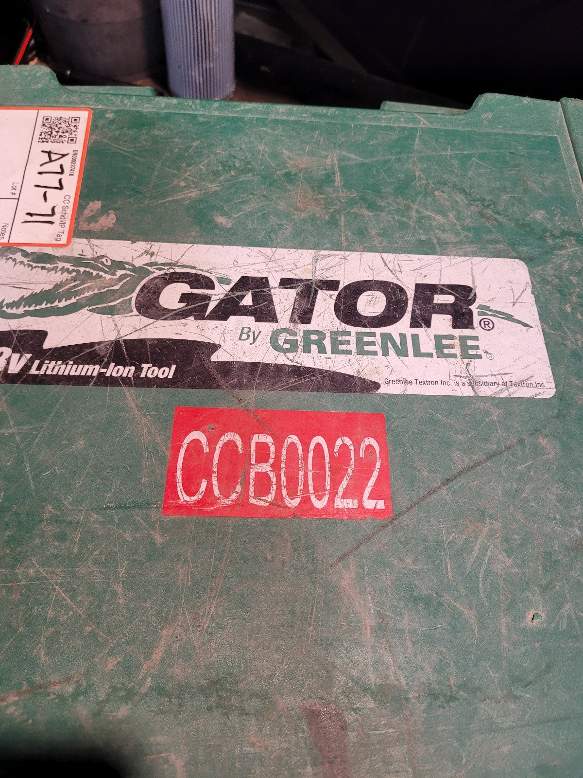 Greenlee Gator E12CCXLX, 12 Ton , 18V Lithium- Ion Crimping Tool